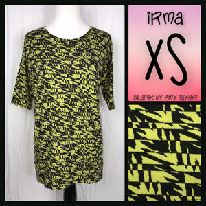 NWT LuLaRoe Irma Tunic - Irregular Stripes - XS